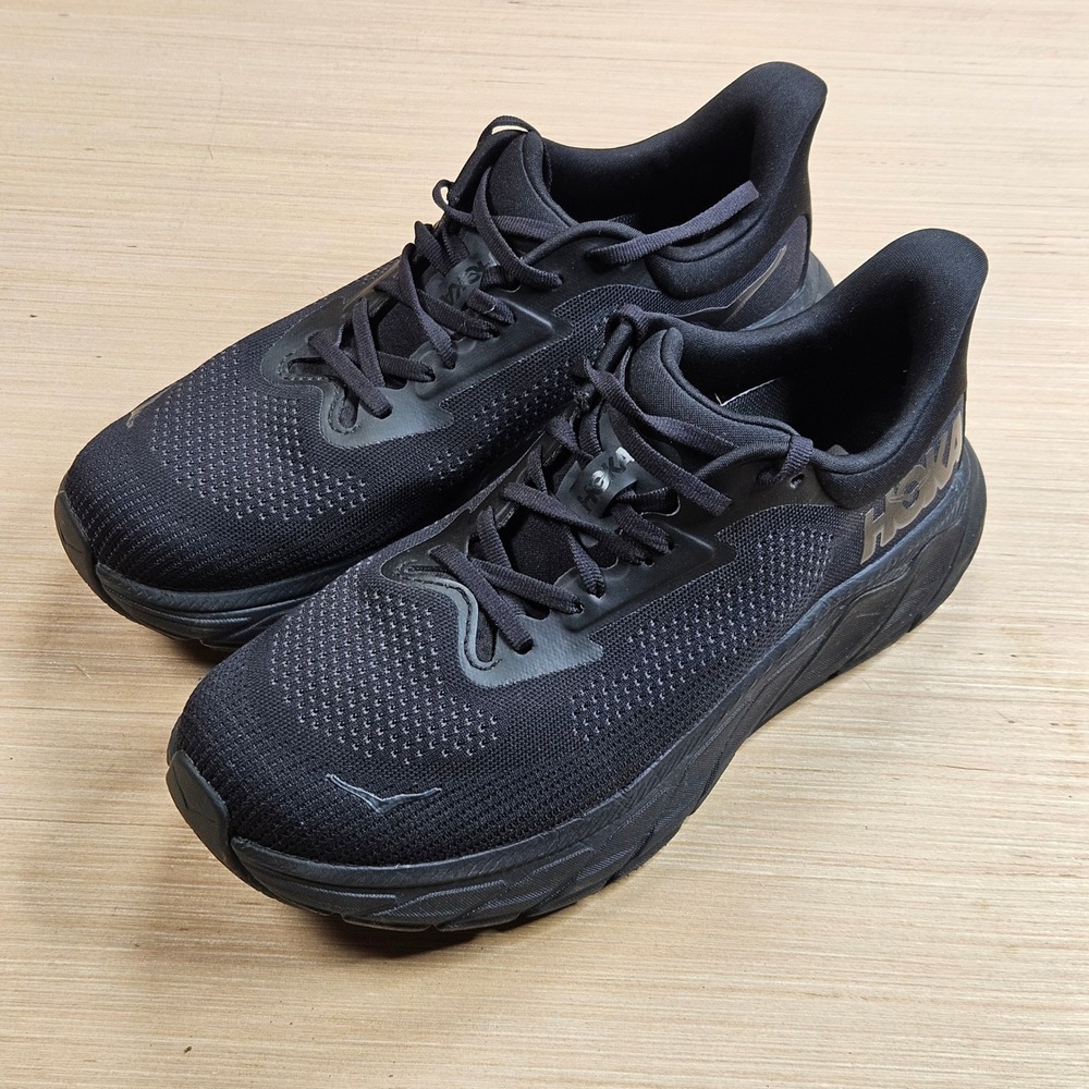 Hoka Arahi 7 Running Shoes Womens 9D Black Stability Comfort Sneakers